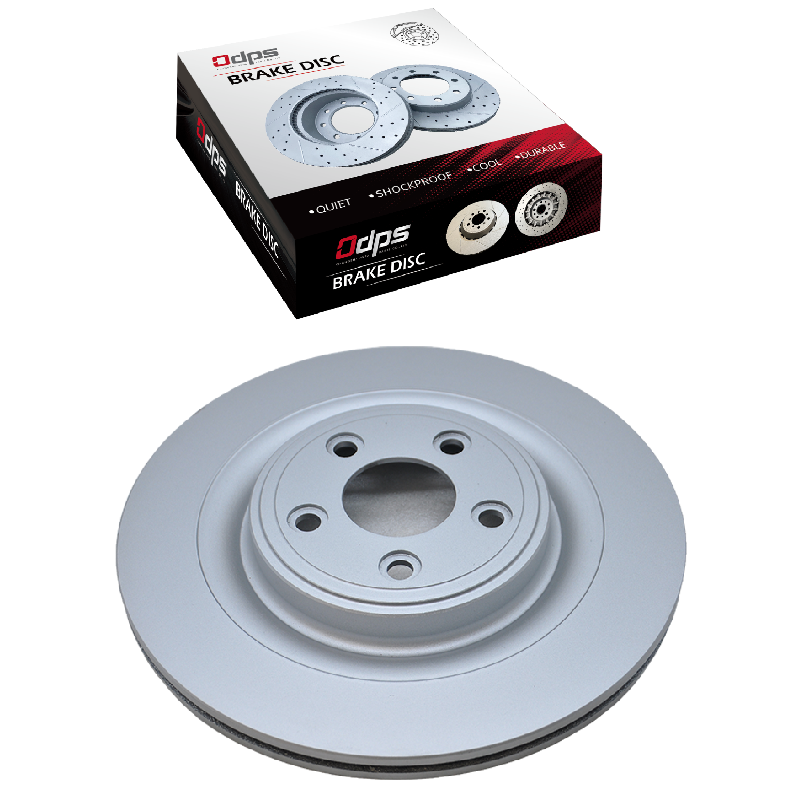 31277357 Rear Drilled and Slotted Ventilated Ceramic Brake Disc 302 mm Durable Shockproof No Dust for VOLVO